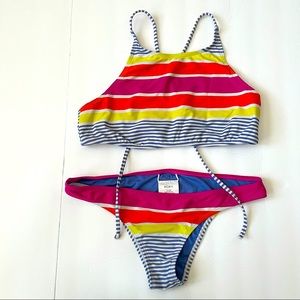 Stripe Multi Colored Bikini
